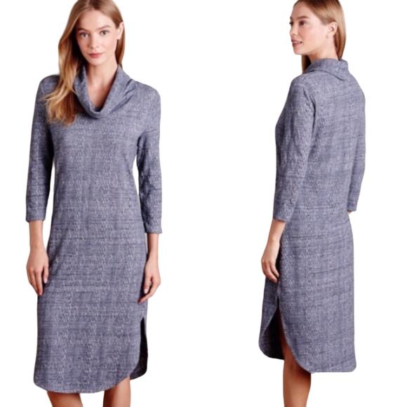 Saturday Sunday Chemise Cowl Neck Knit Dress Size Small - Picture 1 of 6